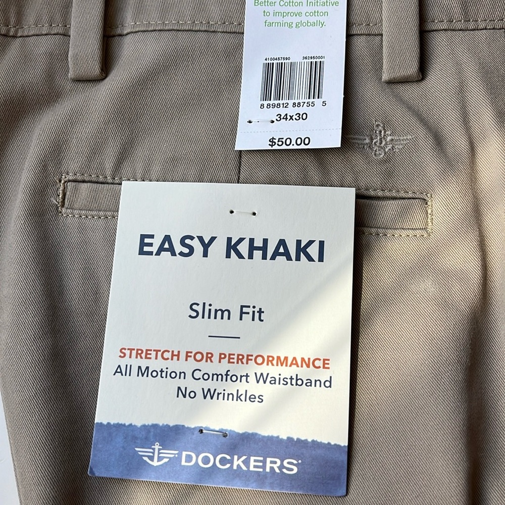 Dockers Easy Khaki, 34 waist x 30 length